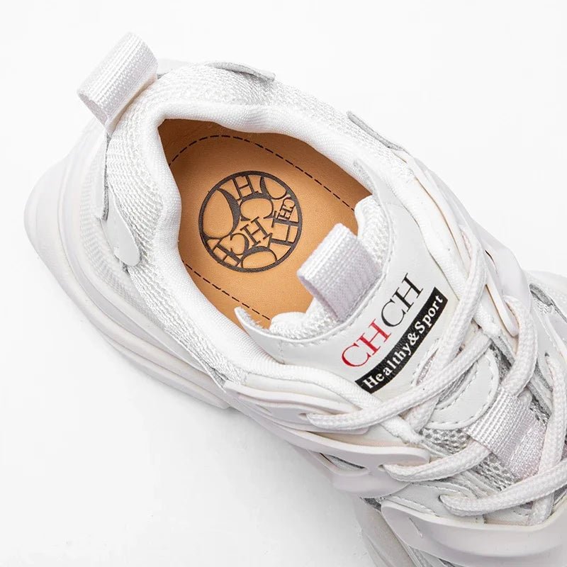 CH Tennis Thick Sole Elevated Women's Shoes - Lightweight - itzy bitsy