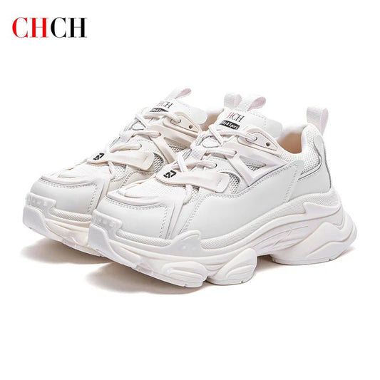 CH Tennis Thick Sole Elevated Women's Shoes - Lightweight - itzy bitsy