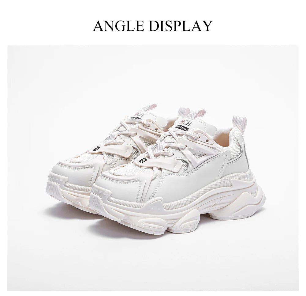 CH Tennis Thick Sole Elevated Women's Shoes - Lightweight - itzy bitsy