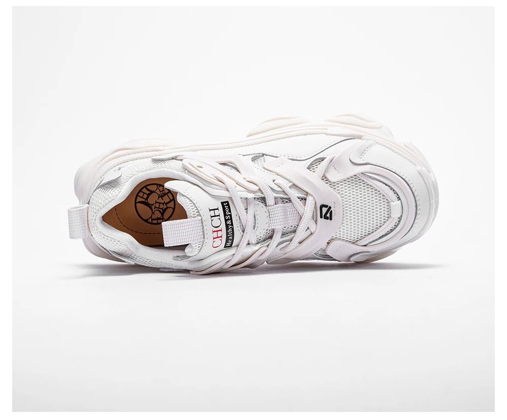CH Tennis Thick Sole Elevated Women's Shoes - Lightweight - itzy bitsy