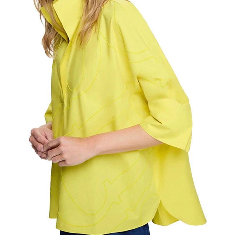 CH Women's 3/4 Mid Sleeved Casual Summer Top - itzy bitsy