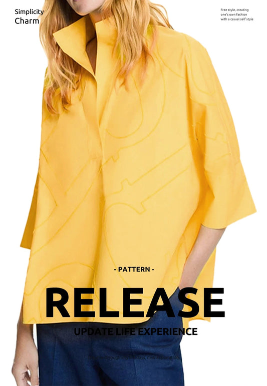 CH Women's 3/4 Mid Sleeved Casual Summer Top - itzy bitsy