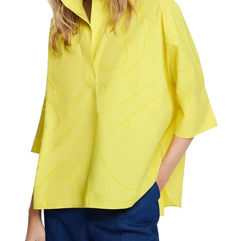 CH Women's 3/4 Mid Sleeved Casual Summer Top - itzy bitsy