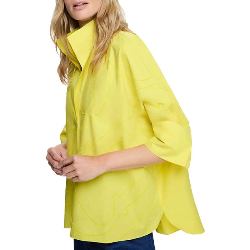 CH Women's 3/4 Mid Sleeved Casual Summer Top - itzy bitsy