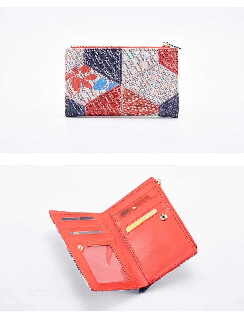 CH Women's Printed Retro Wallet - itzy bitsy