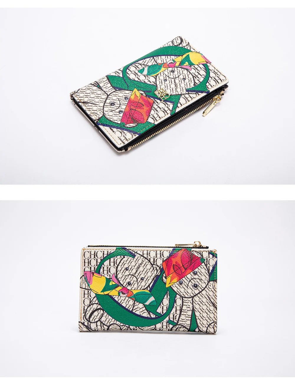 CH Women's Printed Retro Wallet - itzy bitsy