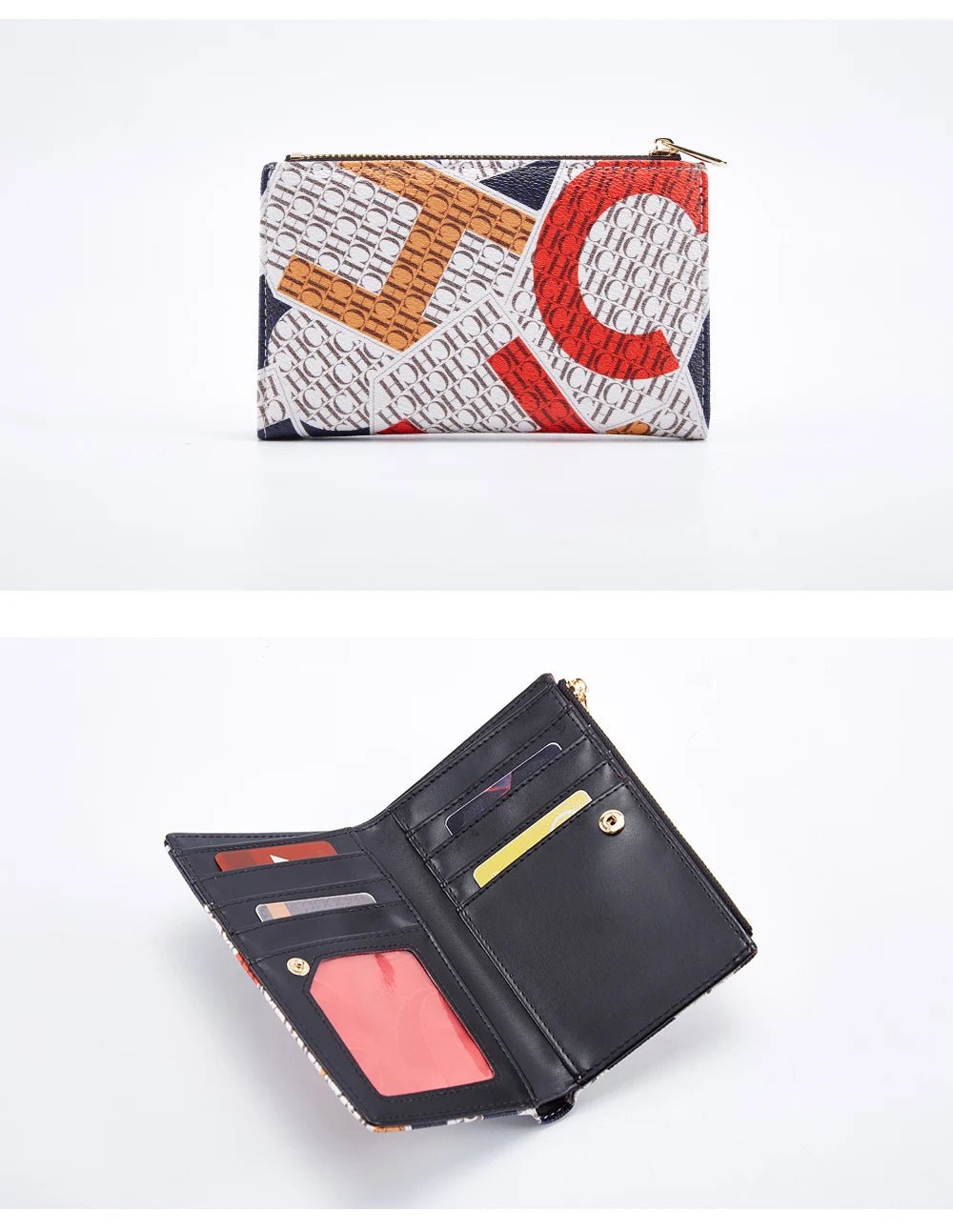 CH Women's Printed Retro Wallet - itzy bitsy