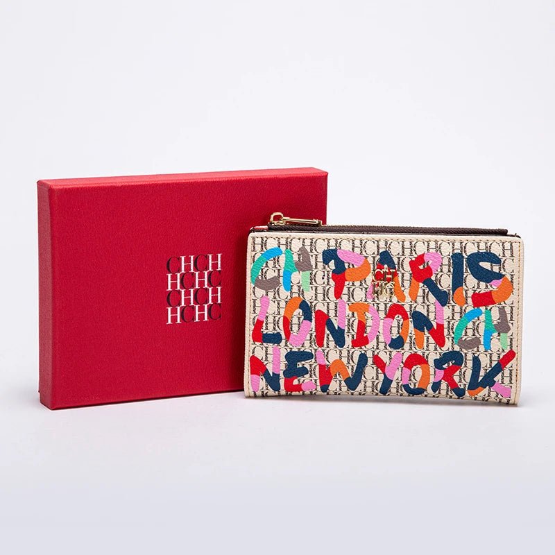 CH Women's Printed Retro Wallet - itzy bitsy