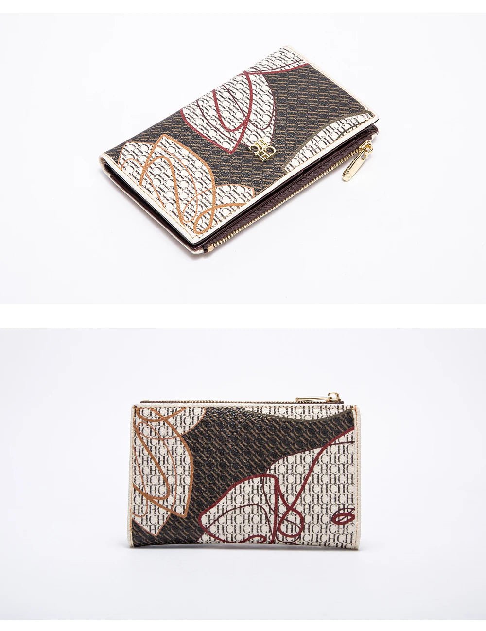 CH Women's Printed Retro Wallet - itzy bitsy