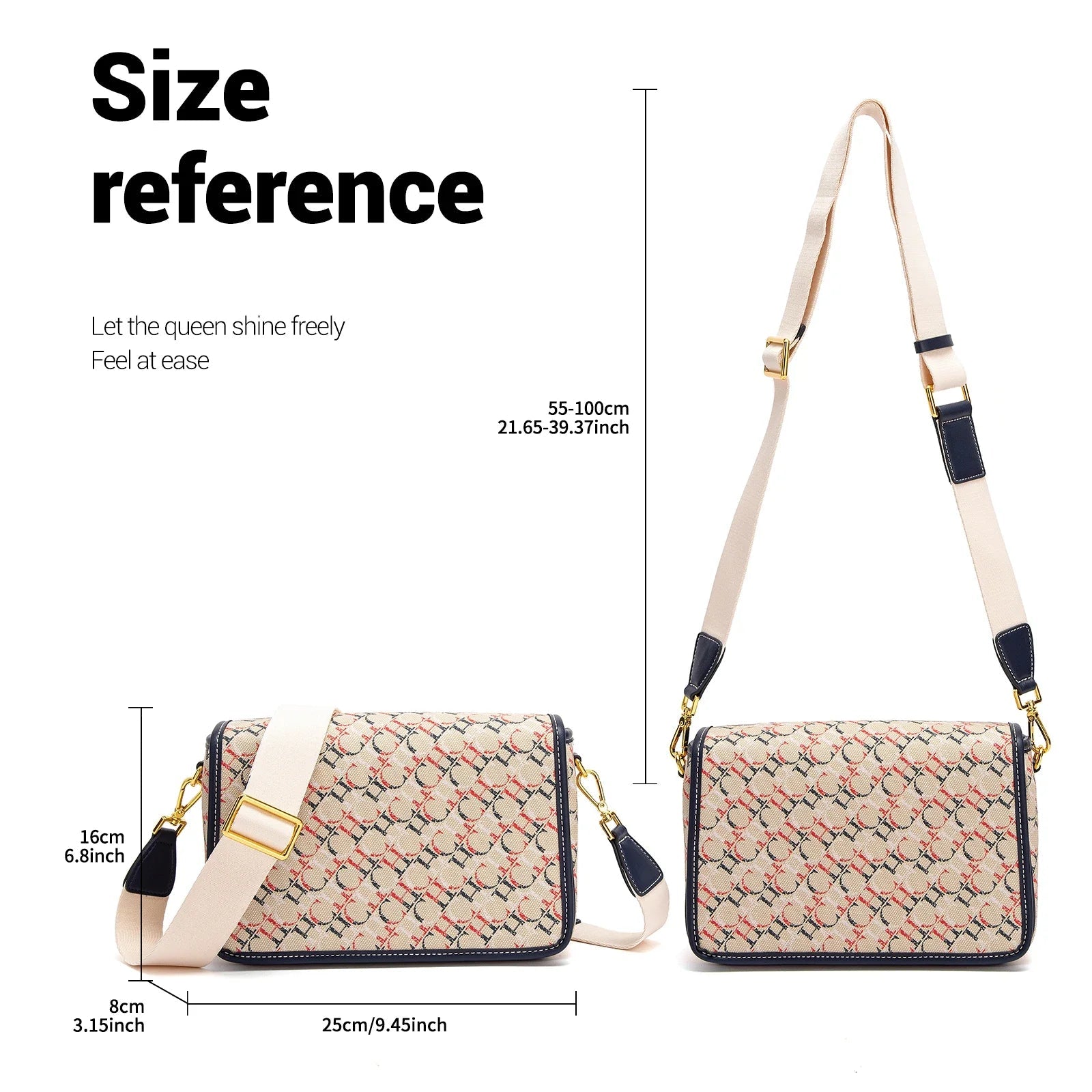 CH Women's Saddle Flap Cross Shoulder Bag - itzy bitsy