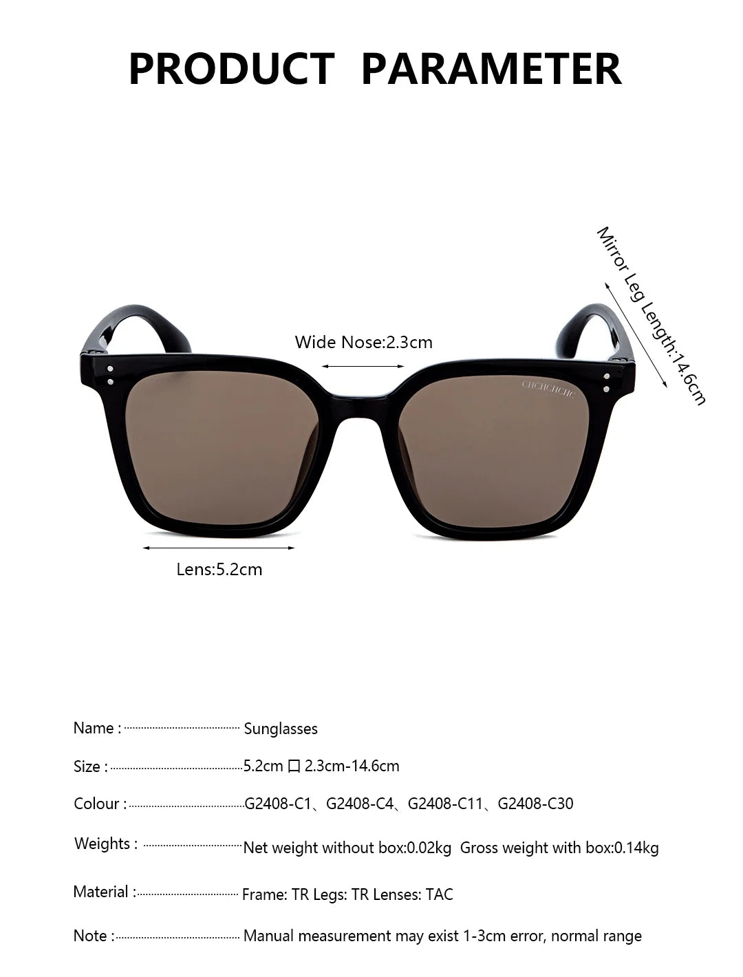 CH Women's Versatile Luxury Classic Sunglasses - itzy bitsy