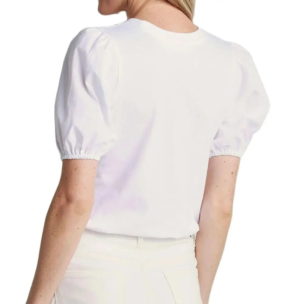 CHCH Classic Trend Embroidered Letters Lantern Sleeve Tees - itzy bitsy