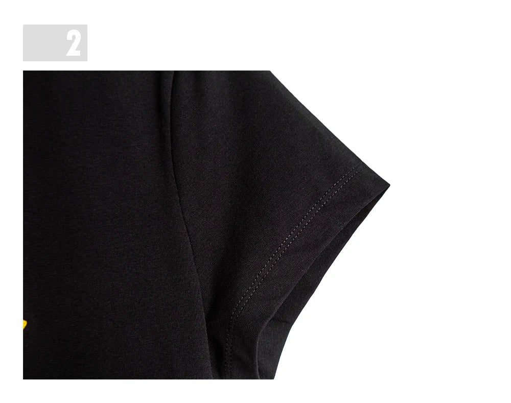 CHCH Embroidery Slim Short Sleeve T-shirts for Women - itzy bitsy