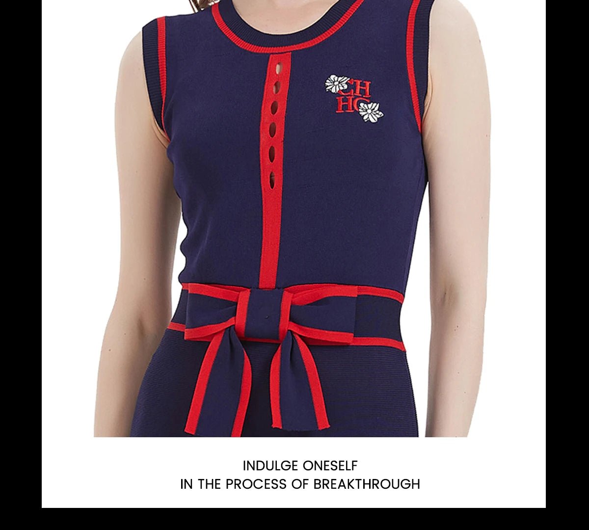 CHCH Luxury Knit Sleeveless Slim Long Dress - itzy bitsy