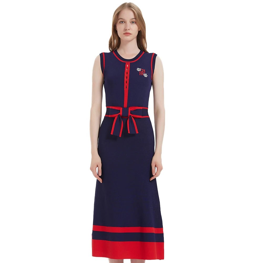 CHCH Luxury Knit Sleeveless Slim Long Dress - itzy bitsy