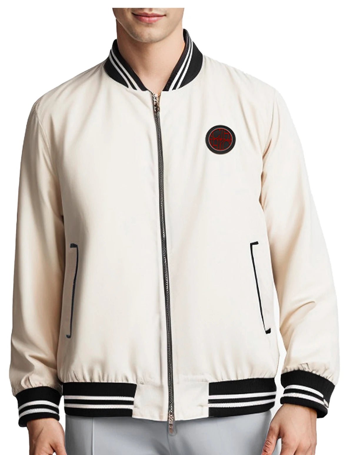 CHCH Men's Casual Zipper Windbreaker Bomber Jacket - itzy bitsy