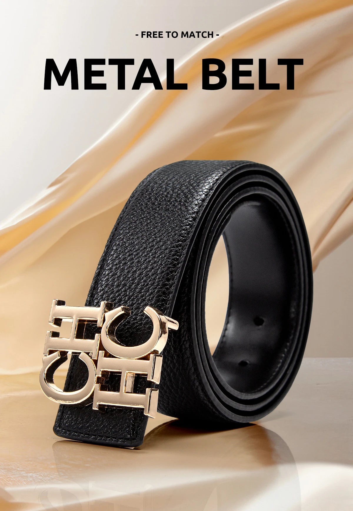 CHCH Men's Luxury Designer Leather Belt - itzy bitsy