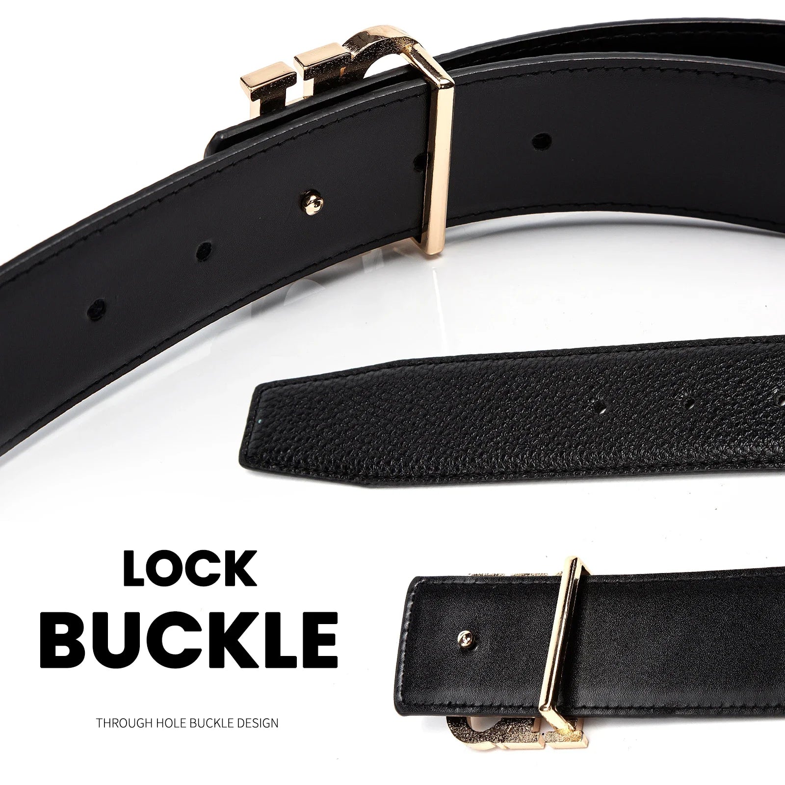 CHCH Men's Luxury Designer Leather Belt - itzy bitsy