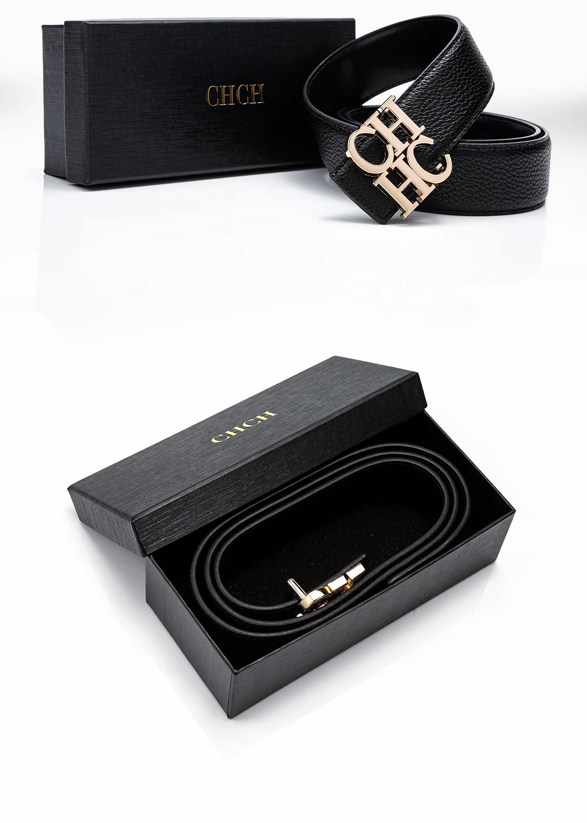 CHCH Men's Luxury Designer Leather Belt - itzy bitsy