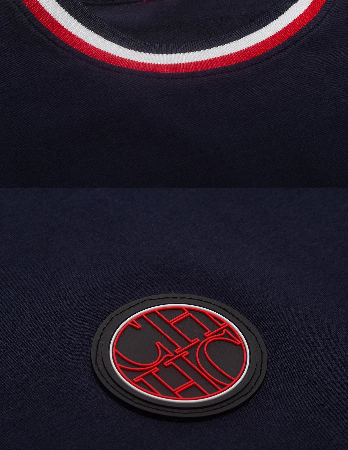 CHCH Men's Short Sleeve Solid Stripe O Neck T Shirt - itzy bitsy