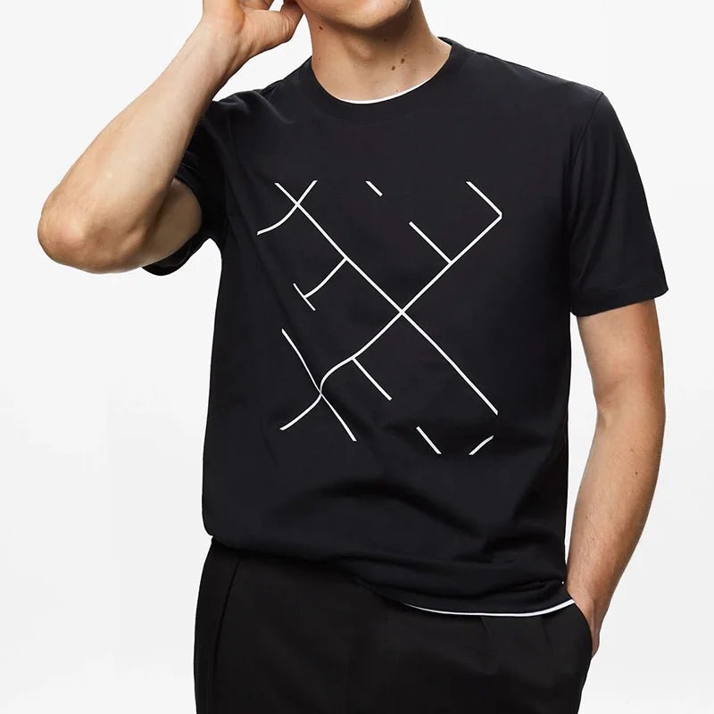 CHCH Men's Short Sleeves Versatile Classic Top - itzy bitsy