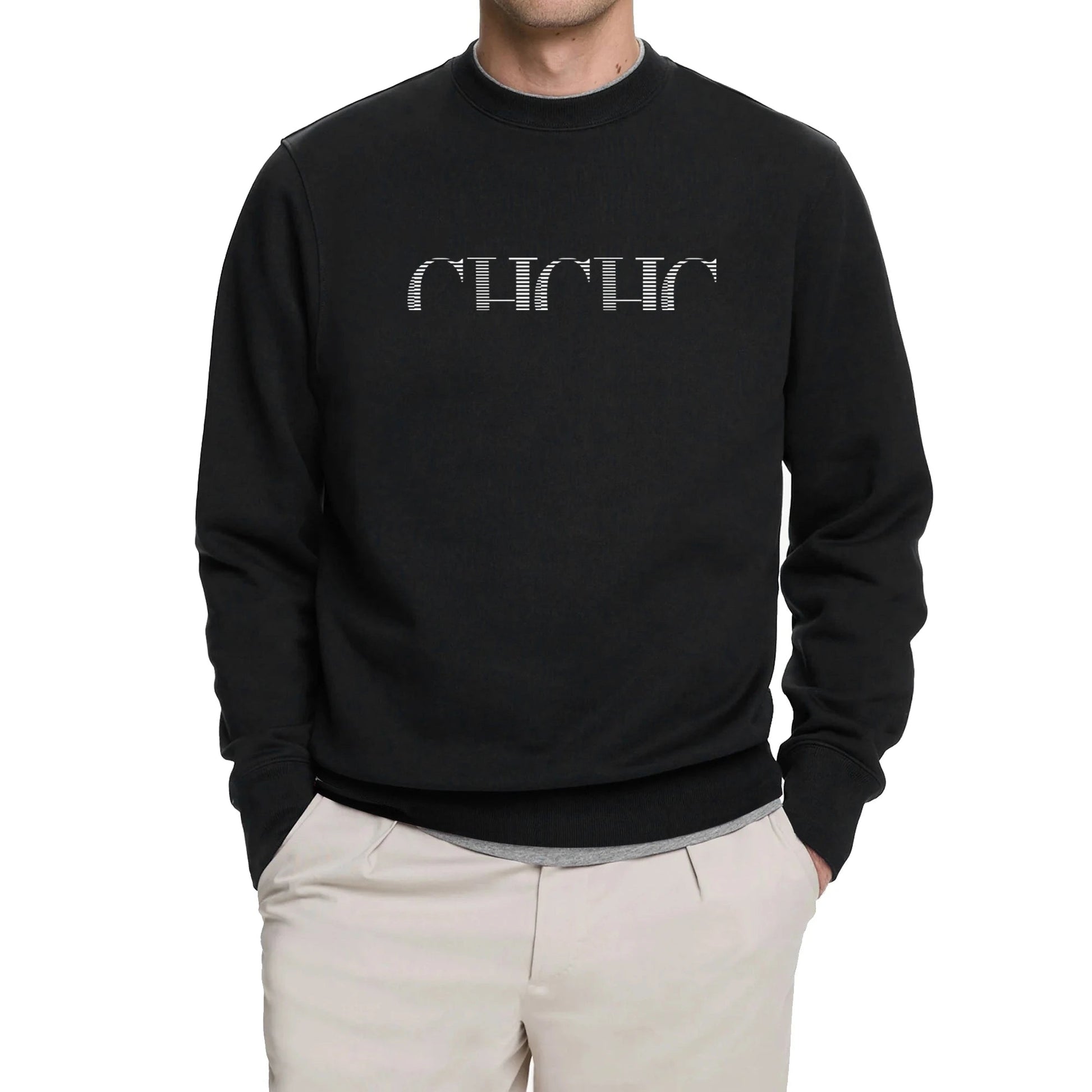 CHCH Pullover Basic Crewneck Sweatshirts - itzy bitsy