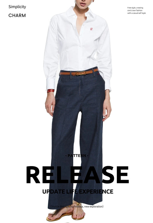 CHCH Solid Slim Ladies Shirts - itzy bitsy