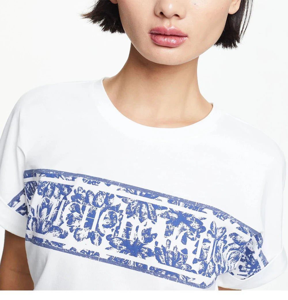 CHCH Summer Luxury Women Printed Pattern T Shirts - itzy bitsy