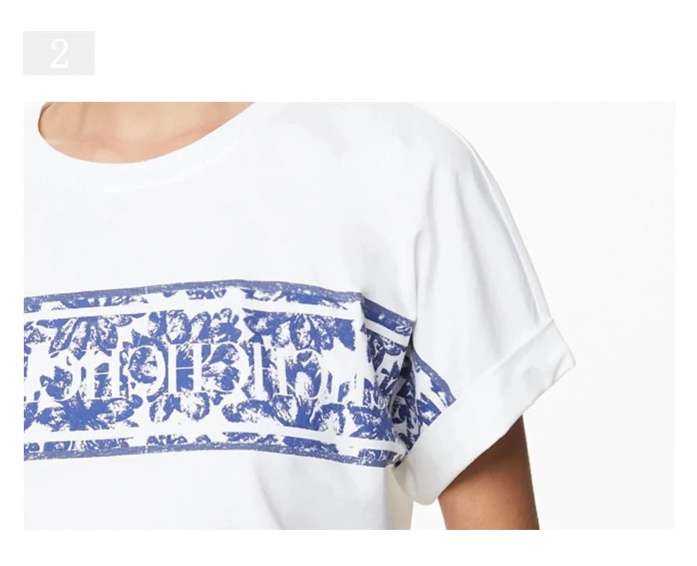 CHCH Summer Luxury Women Printed Pattern T Shirts - itzy bitsy