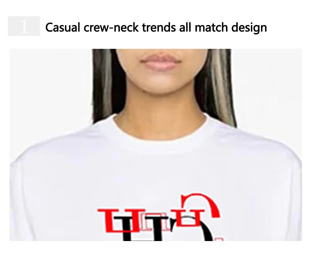 CHCH Trendy Ladies Short Sleeves Tees - itzy bitsy