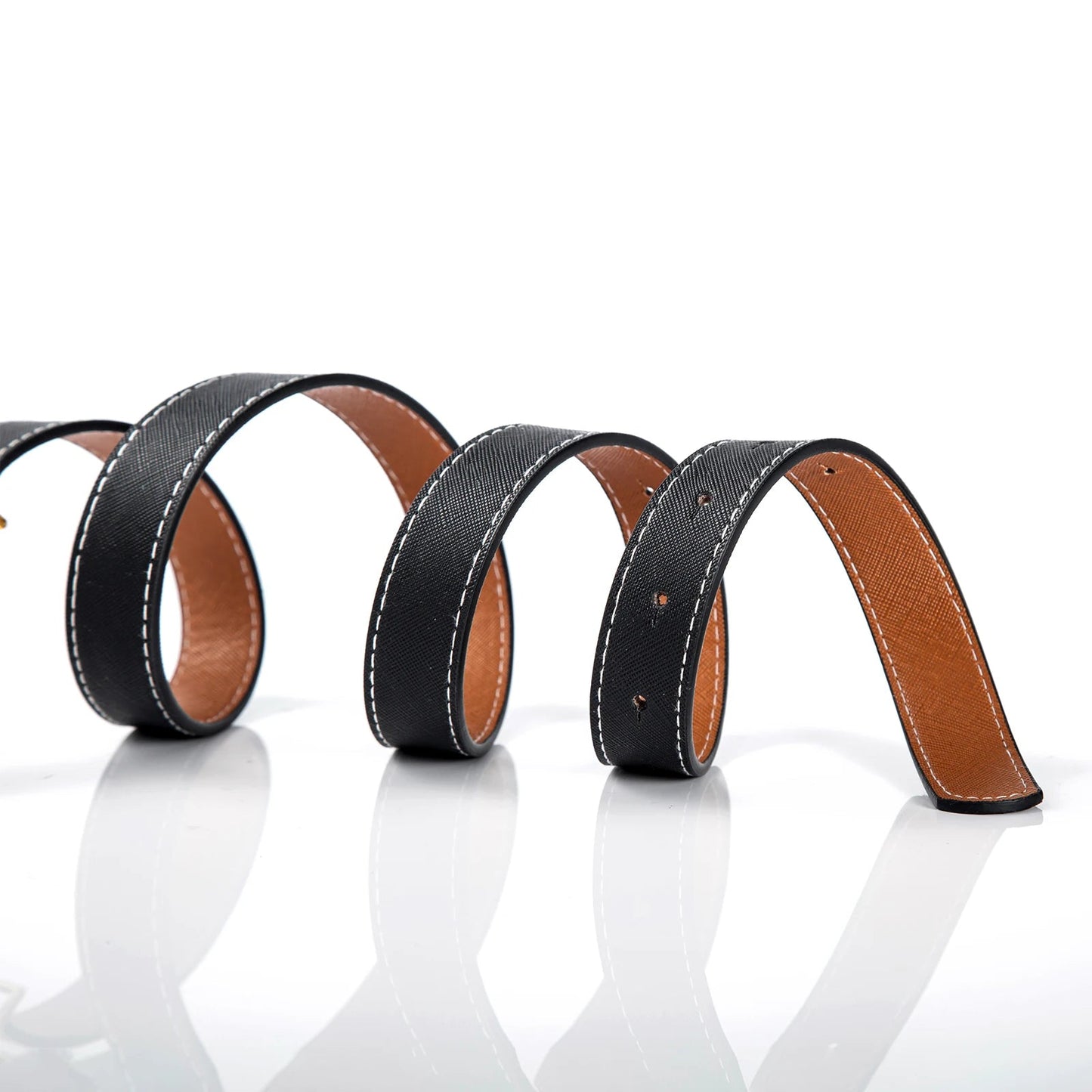 CHCH Women's Double - Sided Luxury Leather Belt - itzy bitsy