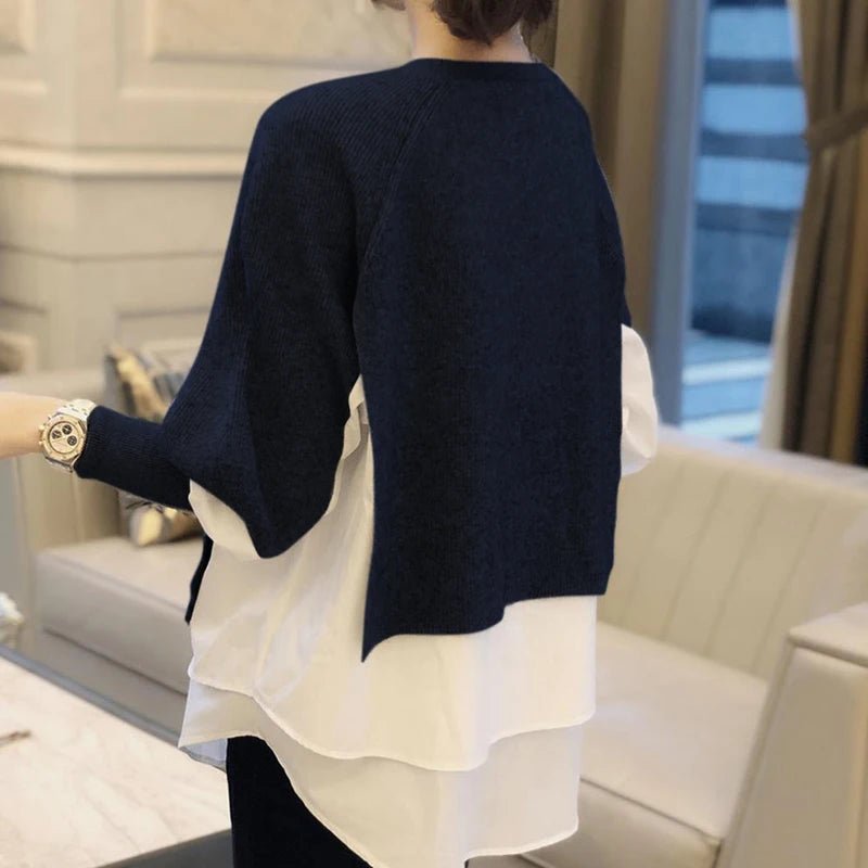 CHCH Women's Trendy Knitwear Loose Lantern Sleeve Pullover - itzy bitsy