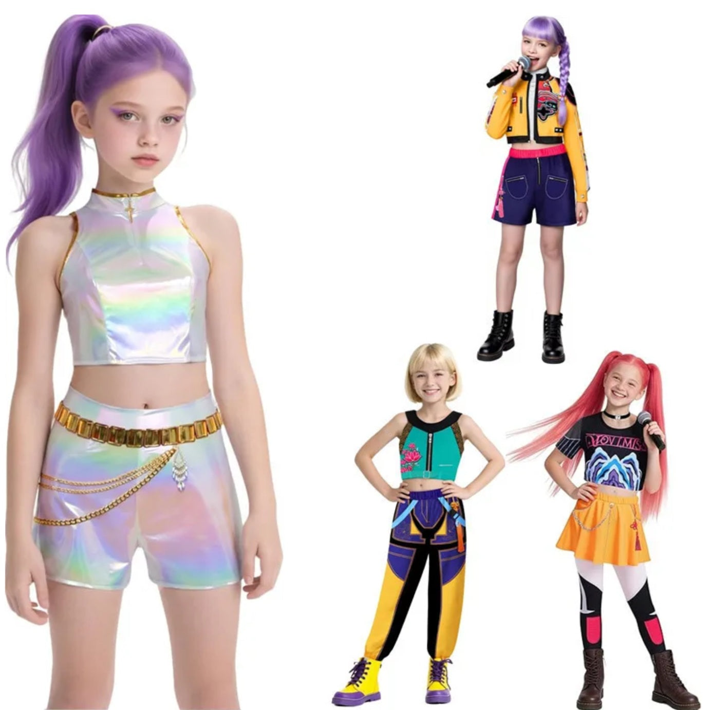 K-POP Demon Hunter Girls Dress Up Costume