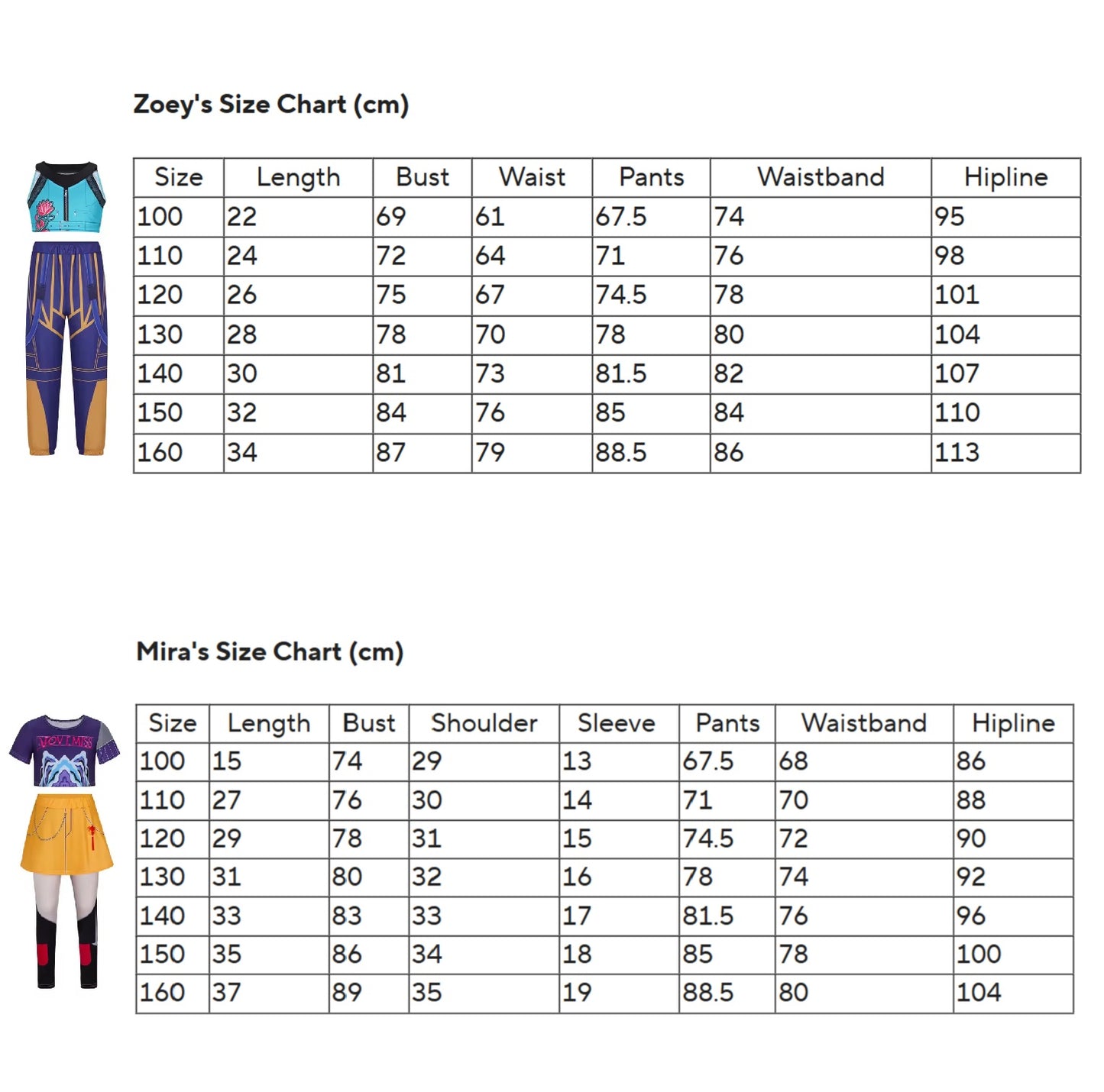 K-POP Demon Hunter Girls Dress Up Costume