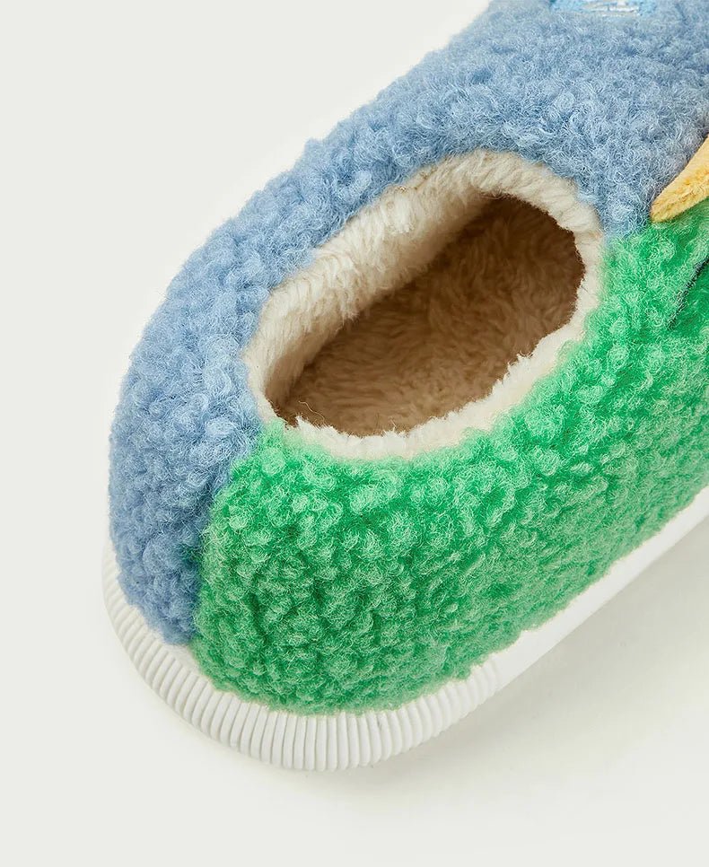 Cheerful Mario Children's Winter Cotton Warm Crocodile Shoes - itzy bitsy