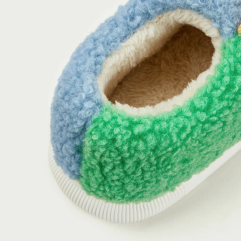 Cheerful Mario Children's Winter Cotton Warm Crocodile Shoes - itzy bitsy