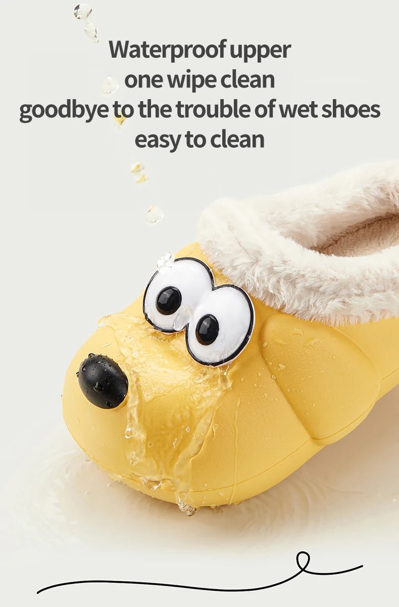 Cheerful Mario Children's Winter Cotton Waterproof Puppy Shoes - itzy bitsy