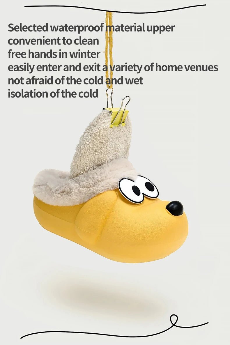 Cheerful Mario Children's Winter Cotton Waterproof Puppy Shoes - itzy bitsy