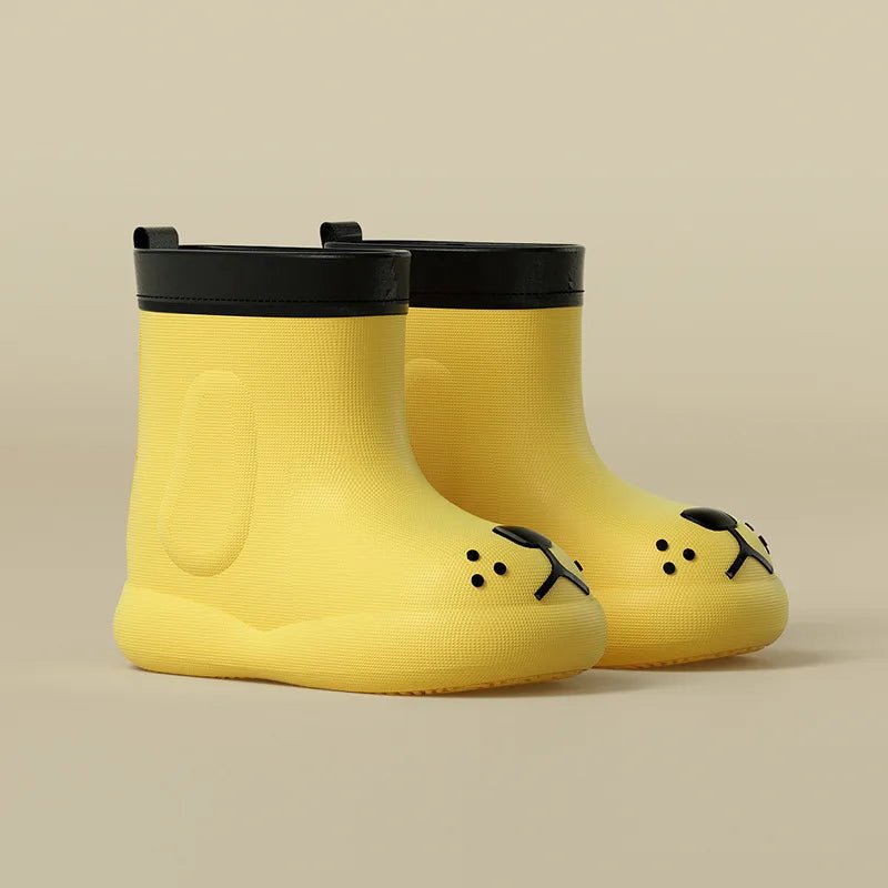 Cheerful Mario Rain Boots Cute Puppy - itzy bitsy