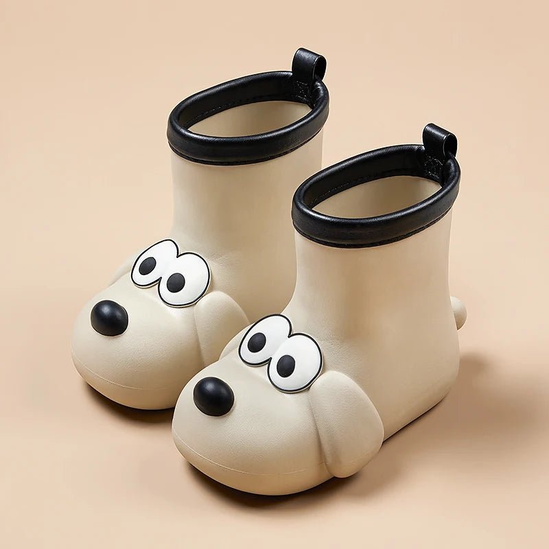 Cheerful Mario Rain Boots Shoes - Cute Puppy - itzy bitsy