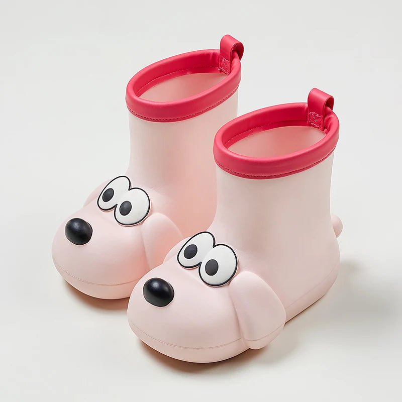 Cheerful Mario Rain Boots Shoes - Cute Puppy - itzy bitsy
