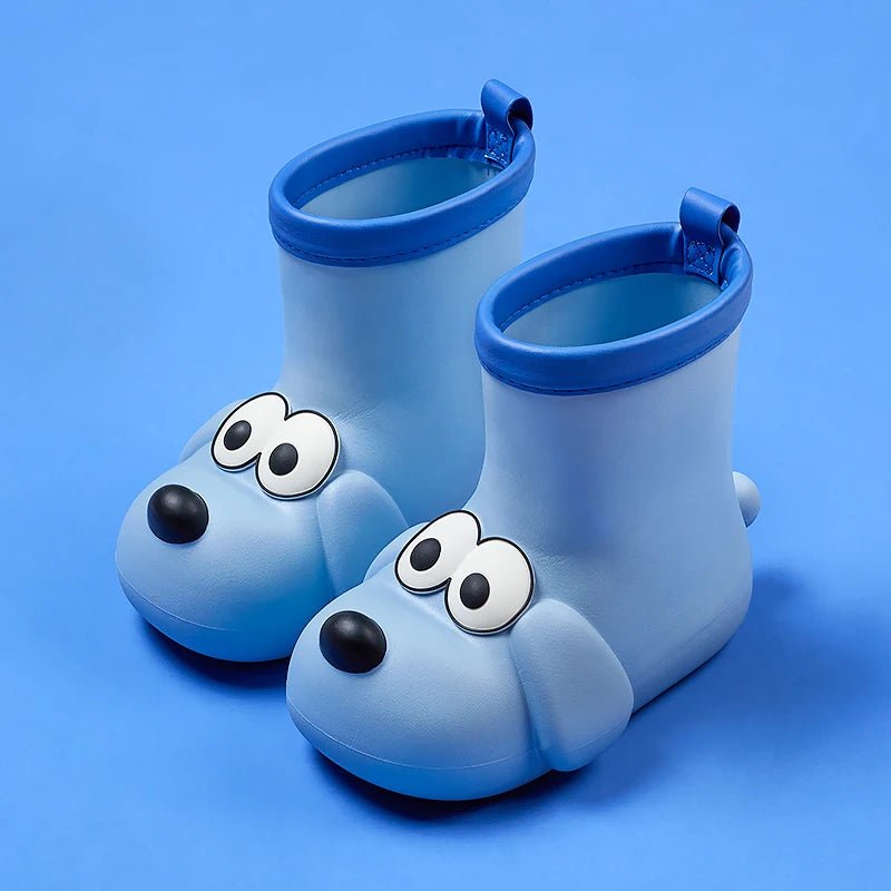Cheerful Mario Rain Boots Shoes - Cute Puppy - itzy bitsy