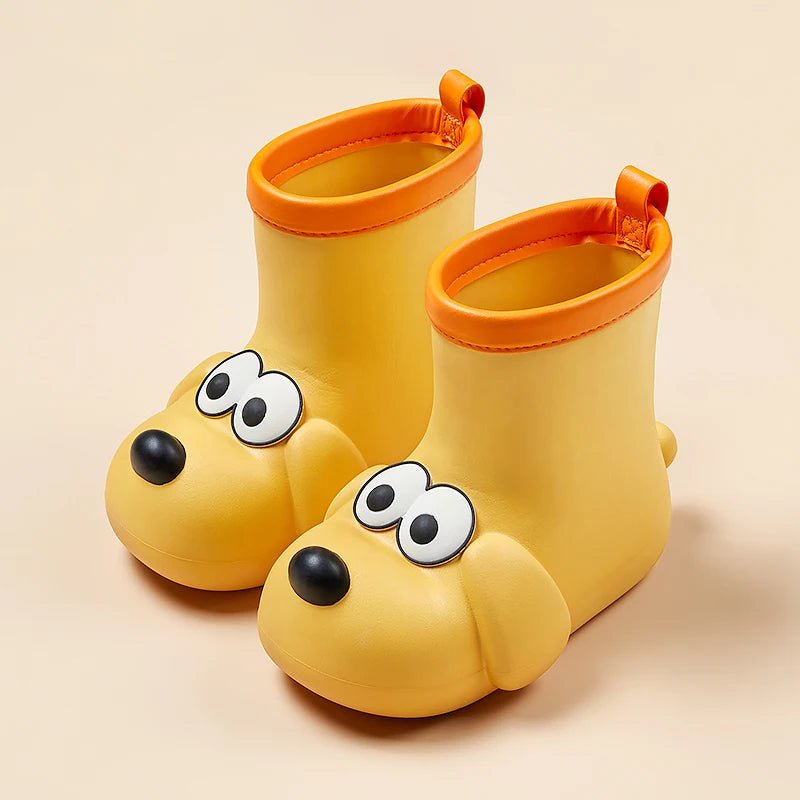 Cheerful Mario Rain Boots Shoes - Cute Puppy - itzy bitsy