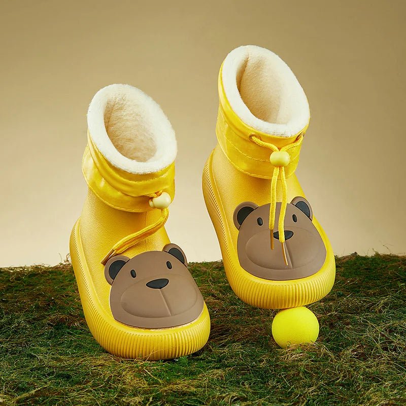Cheerful Mario Rain / Winter Rabbit, Bear Boots - itzy bitsy
