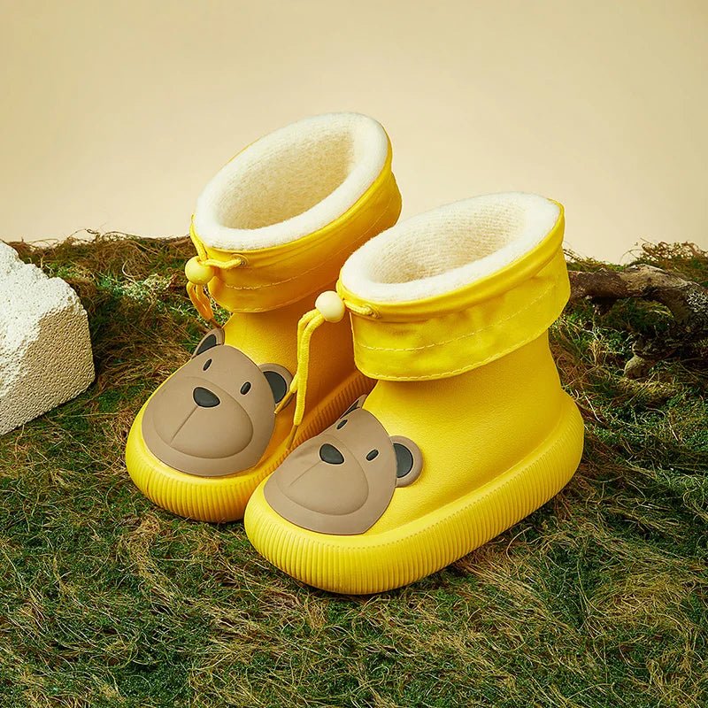 Cheerful Mario Rain / Winter Rabbit, Bear Boots - itzy bitsy