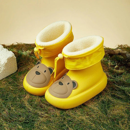 Cheerful Mario Rain / Winter Rabbit, Bear Boots - itzy bitsy