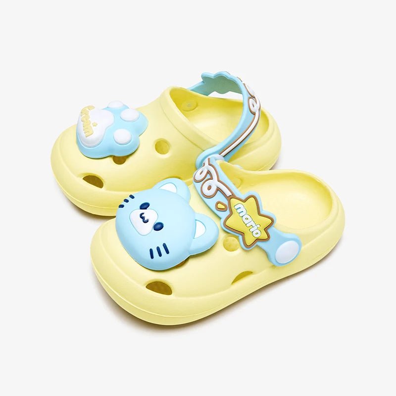 Cheerful Mario Sandals Animals - itzy bitsy