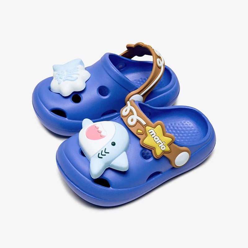 Cheerful Mario Sandals Animals - itzy bitsy