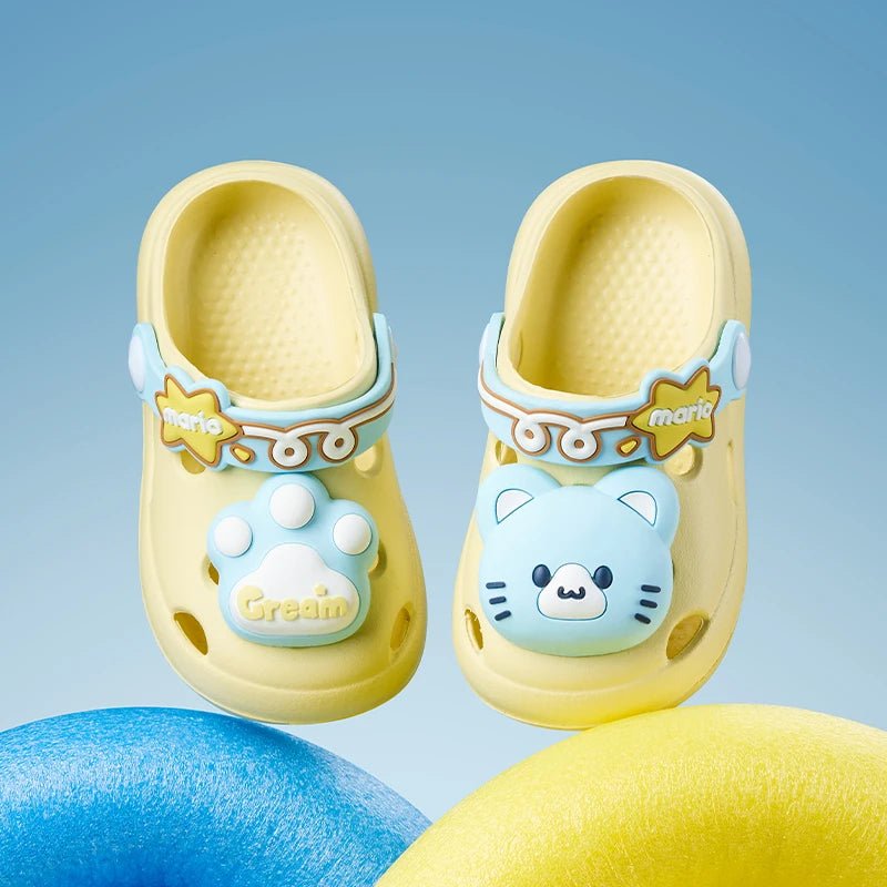 Cheerful Mario Sandals Animals - itzy bitsy