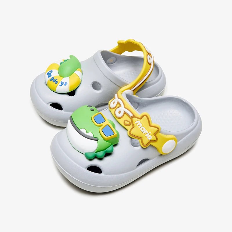 Cheerful Mario Sandals Animals - itzy bitsy